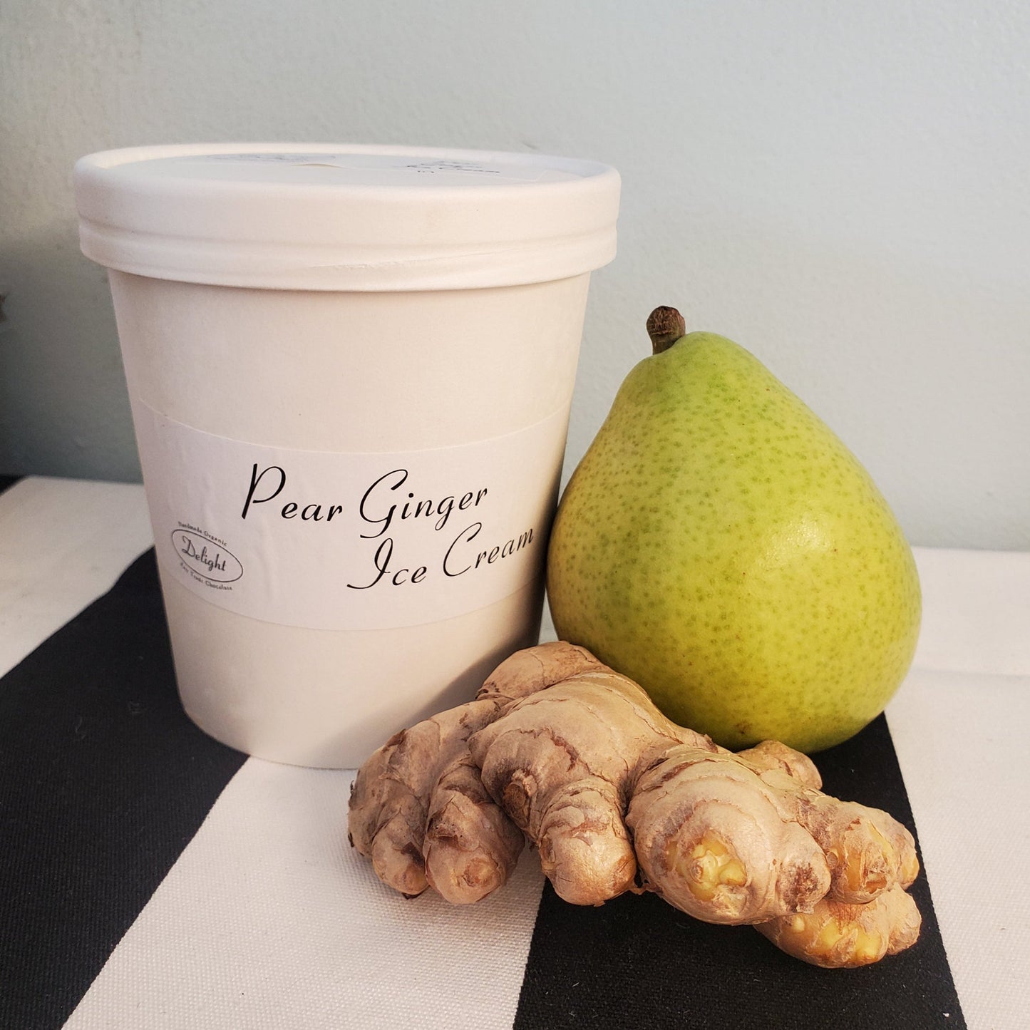 Pear Ginger Ice Cream